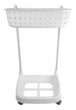 Carrito Organizador Multiuso Canasto Con Ruedas Baño Cocina - Imagen 4