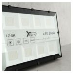 Foco Reflector Led Exterior Patio Jardin Ip66 200w Negro Blanco Frío - Imagen 6