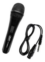 Micrófono Knup Dinámico Alta Fidelidad Con Cable Kp-m0015a Color Negro