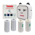 Mini Impresora Térmica Bluetooth Celular + Rollos Térmicos - Imagen 2