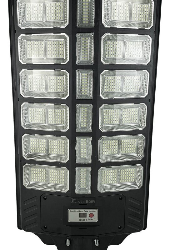 Foco Solar Led Exterior Rectangular 1800w + Brazo Gcs