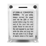 Transformador 220v A 110v Hasta 1500w Con Llave Dacro - Imagen 5