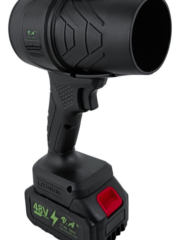 Soplador Eléctrico De Mano Recargable Hojas + 2 Baterias 48v