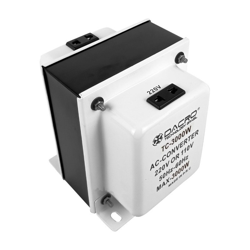 Transformador 220v A 110v Hasta 3000w Con Llave Selectora
