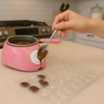 Maquina Fundir Chocolate Caliente Fondue + Moldes Bombones - Imagen 9