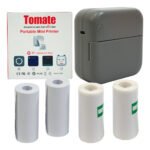 Mini Impresora Térmica Bluetooth Celular + Rollos Térmicos