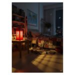 Lámpara Veladora Luz De Noche Led Caseta Telefonica Inglesa Rojo Blanco - Imagen 6