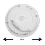 Plafon Spot Led Luz Fría De Embutir Redondo 9w Blanco - Imagen 5