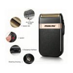 Afeitadora Rasuradora Inalámbrica Lavable Nikai Nk-7708 Negro - Imagen 4