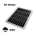 Panel Solar 30w 12v Monocristalino Con Pinzas Batería 18v Negro 22.32v - Imagen 5