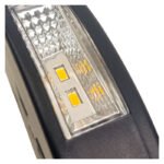 Foco Lámpara Aplique Led Solar Jardín Exterior Impermeable Negro - Imagen 4