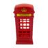 Lámpara Veladora Luz De Noche Led Caseta Telefonica Inglesa Rojo Blanco