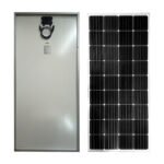 Panel Solar 150w 12v Monocristalino Con Conectores Negro 29.8v 34.3v