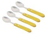 Set Juego De Cubiertos Acero Inoxidable Mango Madera X12 Color Marrón Claro - Imagen 5