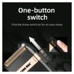 Afeitadora Rasuradora Inalámbrica Lavable Nikai Nk-7708 Negro - Imagen 7