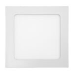 Plafon Spot Led Luz Fría De Embutir Cuadrado 12w Blanco