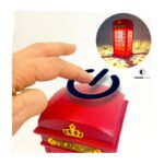 Lámpara Veladora Luz De Noche Led Caseta Telefonica Inglesa Rojo Blanco - Imagen 2