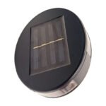 Foco Lámpara Aplique Led Solar Jardín Exterior Impermeable Negro - Imagen 3
