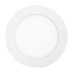 Plafon Spot Led Luz Fría De Embutir Redondo 9w Blanco