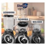 Procesadora Licuadora Picadora Moledora Pro 1200w Starlux Plateado - Imagen 10