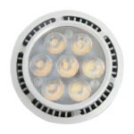 Lámpara Dicroica Led Gu10 7w Luz Cálida 220v Blanco Cálido