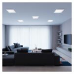 Plafon Spot Led Luz Fría De Embutir Cuadrado 12w Blanco - Imagen 8