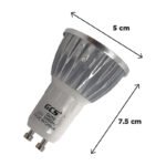 Lámpara Dicroica Led Gu10 5w Luz Fría 220v Blanco Frío - Imagen 5
