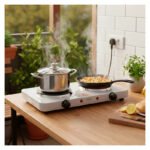 Anafe Cocina Cocinilla Eléctrico 2000w Dos Hornallas Blanco - Imagen 9