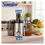 Juguera Extractor Eléctrica 400w 1,5 Litros 2 Velocidades Plateado - Imagen 11