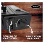 Anafe Cocina Gas Portátil Ideal Camping 1 Hornalla + Valija - Imagen 5