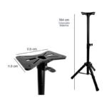 Trípode Soporte Universal De Pie Para Parlantes Negro - Imagen 6
