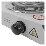 Anafe Cocina Cocinilla Eléctrico 1000w 1 Hornalla Con Asas Blanco - Imagen 4