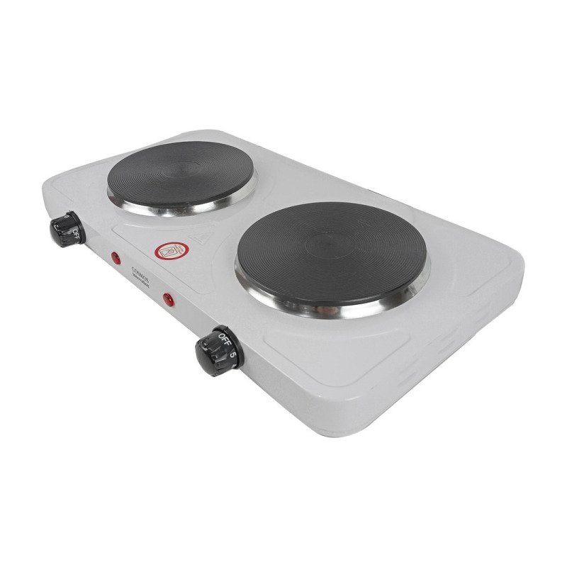 Anafe Cocina Cocinilla Eléctrico 2000w Dos Hornallas Blanco