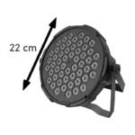 Tacho Luz Escenario Led 54 Apto Dmx Color Luces Rgb - Imagen 6