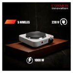 Cocinilla Cocina Anafe Eléctrico 1000w De Una Hornalla Blanco - Imagen 7