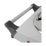 Anafe Cocina Cocinilla Eléctrico 1000w 1 Hornalla Con Asas Blanco - Imagen 5