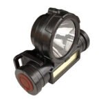 Linterna Minero Luz Led Recargable Usb Cabeza Camping Cómoda Negro Blanco - Imagen 3