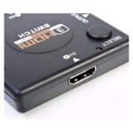 Adaptador Divisor Switch Hdmi Hub Full Hd, 3 Puertos Y 1 Salida