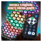 Luz Tacho 36 Led Rgb Portalámparas Multiefecto Audioritmo - Imagen 9