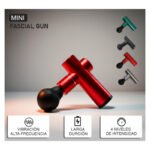 Pistola Masajeador 4 Niveles Inalámbrica Varios Colores Rojo - Imagen 6