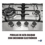 Anafe Gas Starlux Empotrable De Pie 4 Hornallas Plateado Plateado - Imagen 5