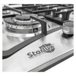 Anafe Gas Starlux Empotrable De Pie 4 Hornallas Plateado Plateado - Imagen 4