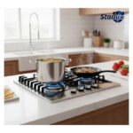 Anafe Gas Starlux Empotrable De Pie 4 Hornallas Plateado Plateado - Imagen 8