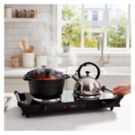 Anafe Cocina Cocinilla Eléctrico 2000w Dos Hornallas Negro - Imagen 7