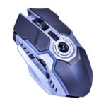 Mouse Gamer Alambrico Luz Led Rgb 3200 Dpi Para Pc Laptop Color Negro