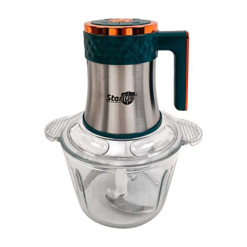 Procesadora Picadora Eléctrica Carne Verduras 3 Litros 300w Plateado