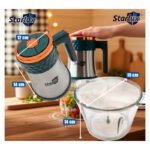 Procesadora Picadora Eléctrica Carne Verduras 3 Litros 300w Plateado - Imagen 5