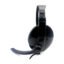 Auriculares Knup Kp-418 Negros Para Jugadores Con Micrófono