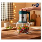 Procesadora Picadora Eléctrica Carne Verduras 3 Litros 300w Plateado - Imagen 7