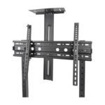 Soporte Tv Pantalla Dos Estantes De 32 A 75  Con Ruedas Negro - Imagen 3